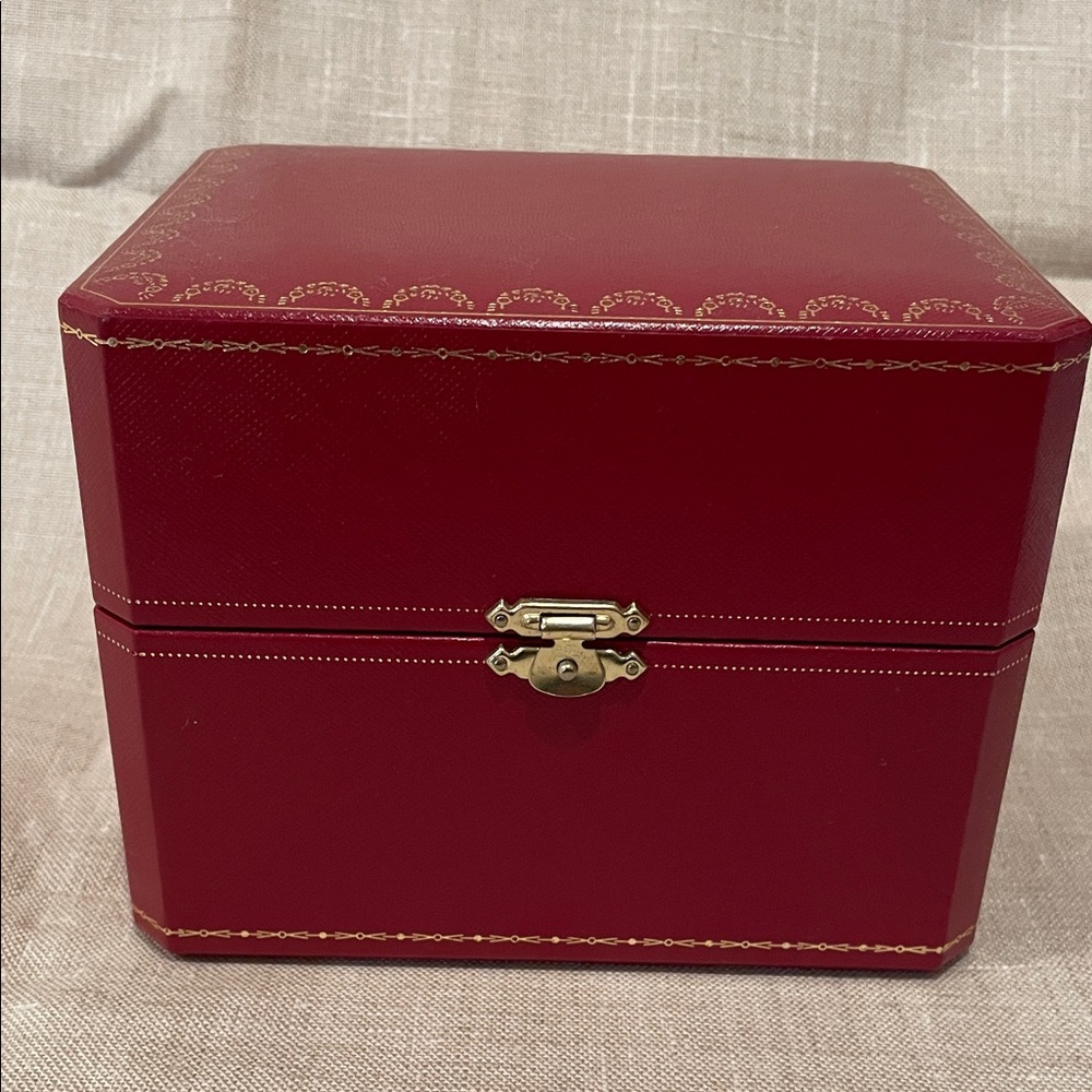 Cartier Red Jewelry Organizer Box